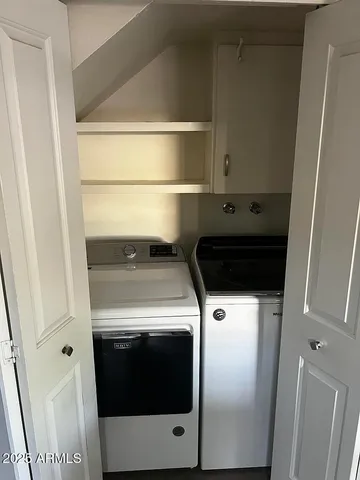 a close view of utility room