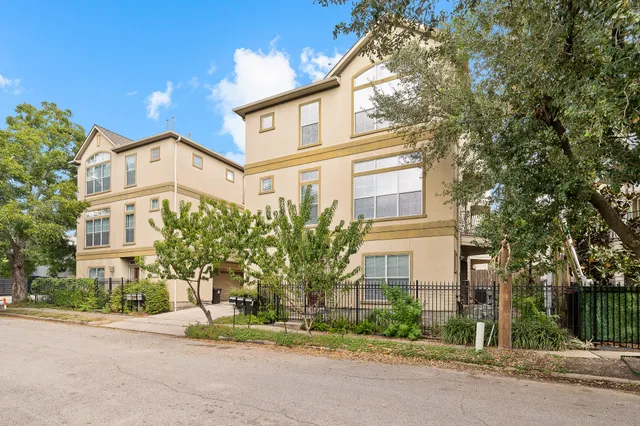 front view of a house with a street