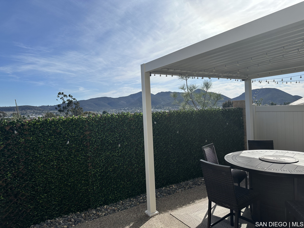 8615 Chaparral Way Santee, CA 92071 - Photo 35 of 46 a balcony with table and chairs