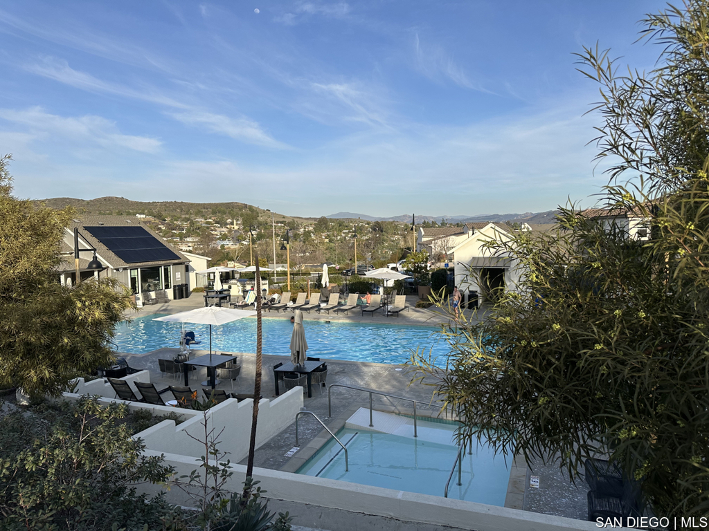 8615 Chaparral Way Santee, CA 92071 - Photo 44 of 46 a view of a city from a terrace