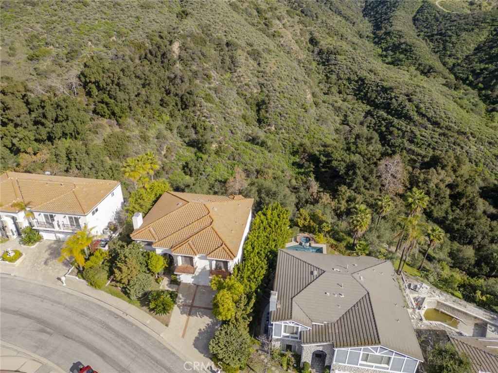 1978 Starvale Road Glendale, CA 91207 - Photo 74 of 75 an aerial view of a house with a yard and lake view