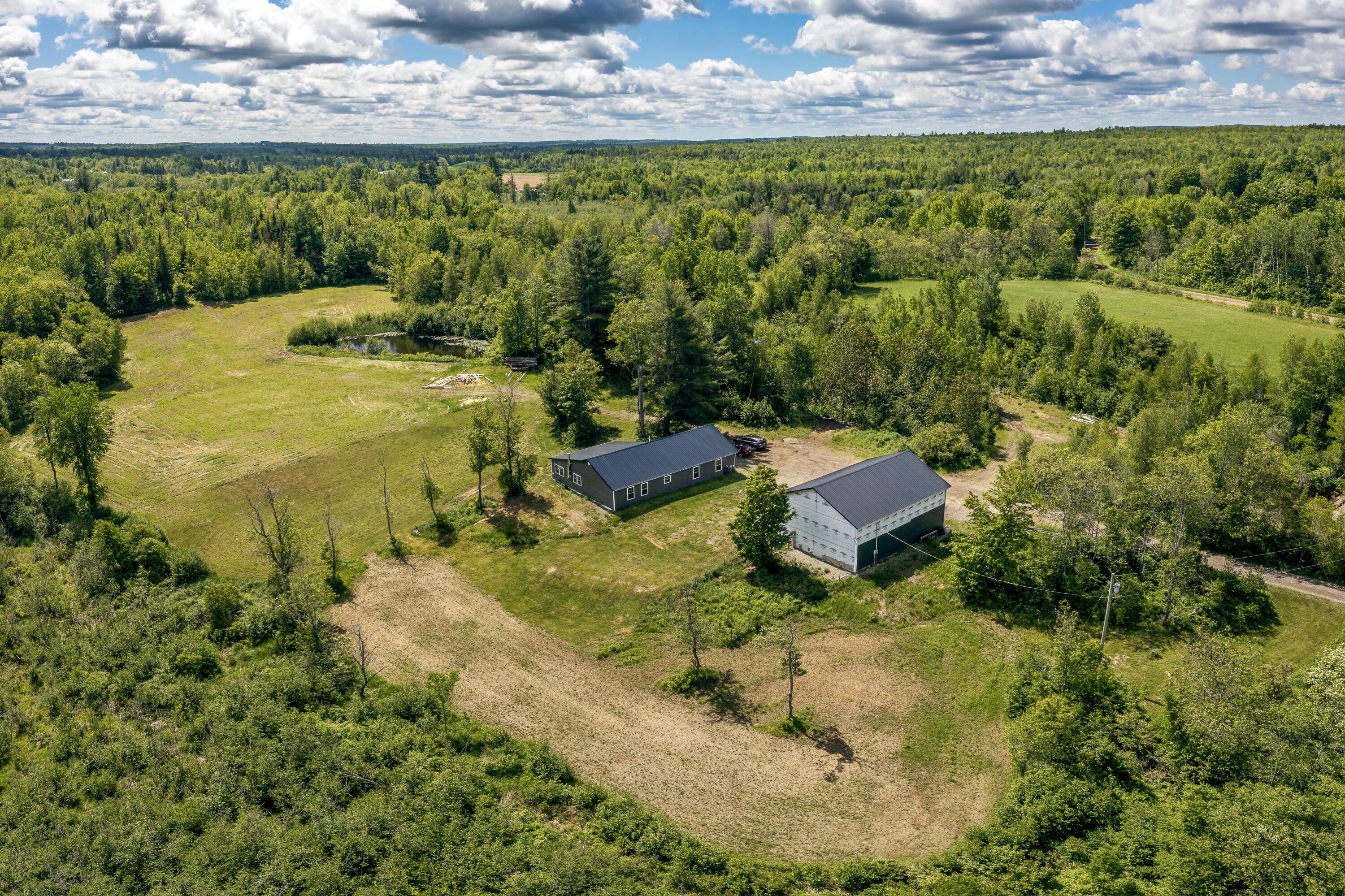 413 B Bacon Road Charleston, ME 04422 - Photo 4 of 39 Drone-4
