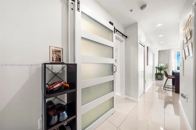 a view of a walk in closet