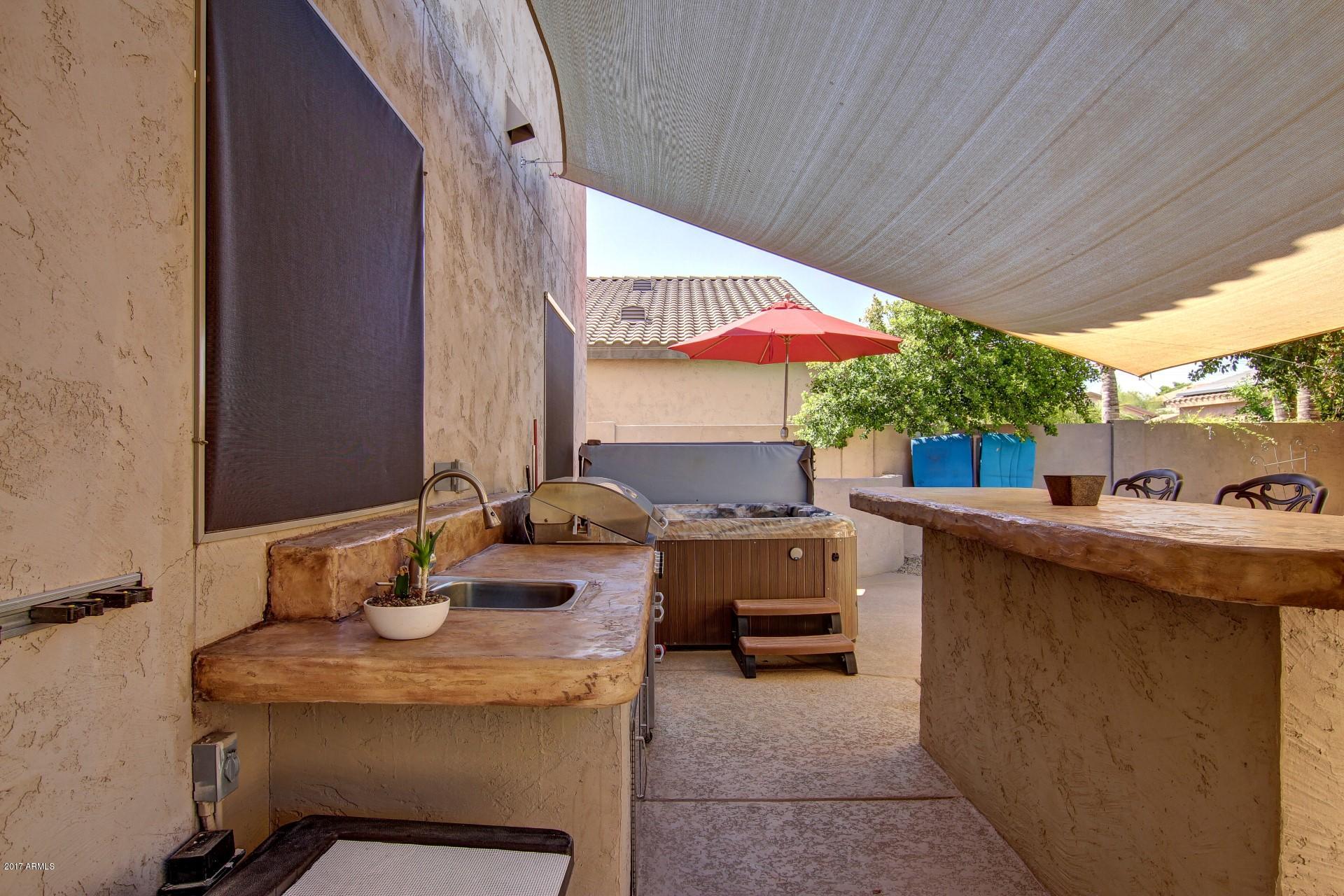 1646 East Cullumber Street Gilbert, AZ 85234 - Photo 36 of 37 Built In BBQ and Counter Area