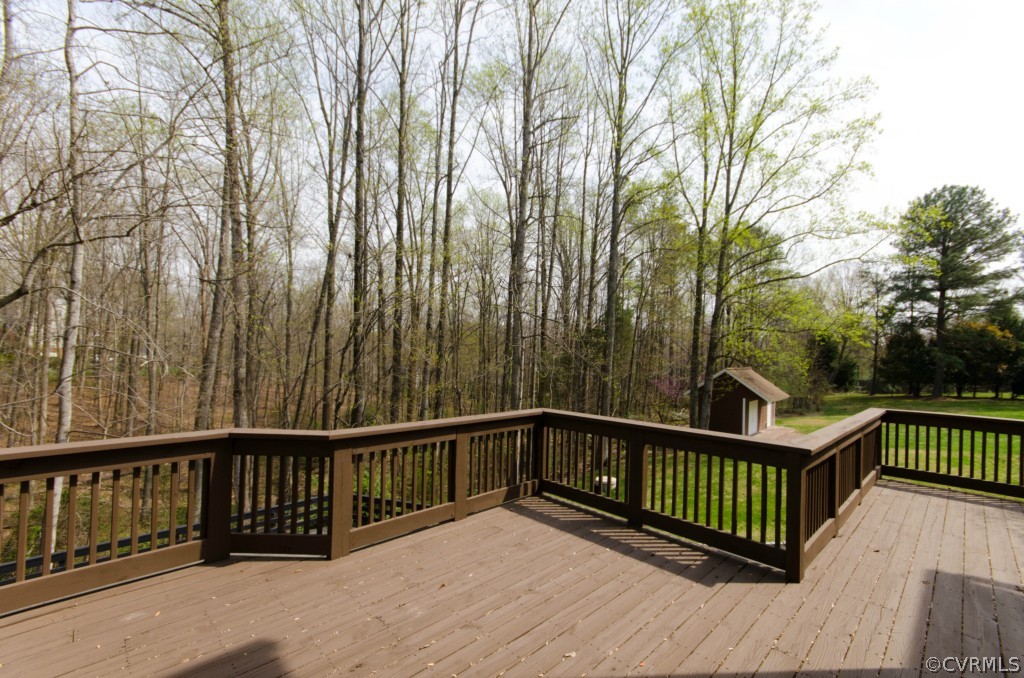 2209 Kings Lynn Road Midlothian, VA 23113 - Photo 23 of 24 a view of a wooden roof deck