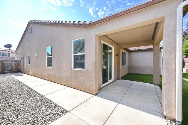 a view of front door