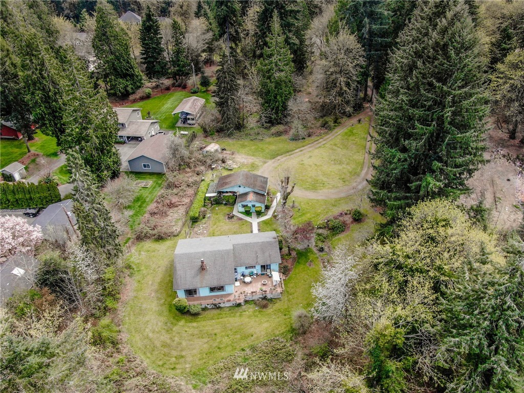 5425 Blvd Ext Road Southeast Olympia, WA 98501 - Photo 7 of 29 an aerial view of residential house with outdoor space