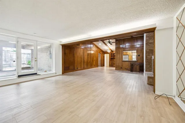 a view of livingroom with furniture and wooden floor