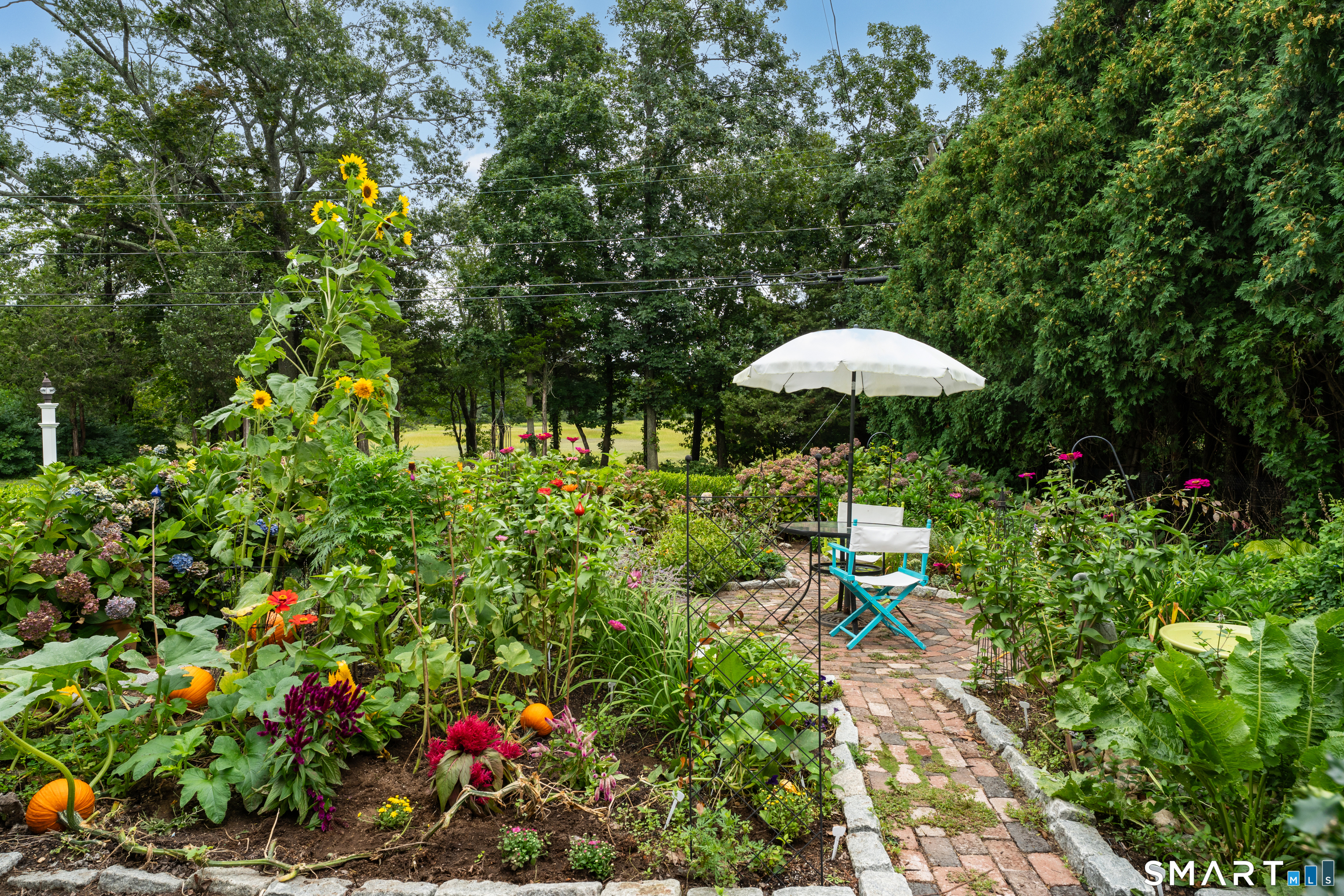 50 Webster Point Road Madison, CT 06443 - Photo 34 of 40 Sit, have a cup of tea or morning coffee as you surround yourself in the pollinator garden with native plants, vegetables & flowers