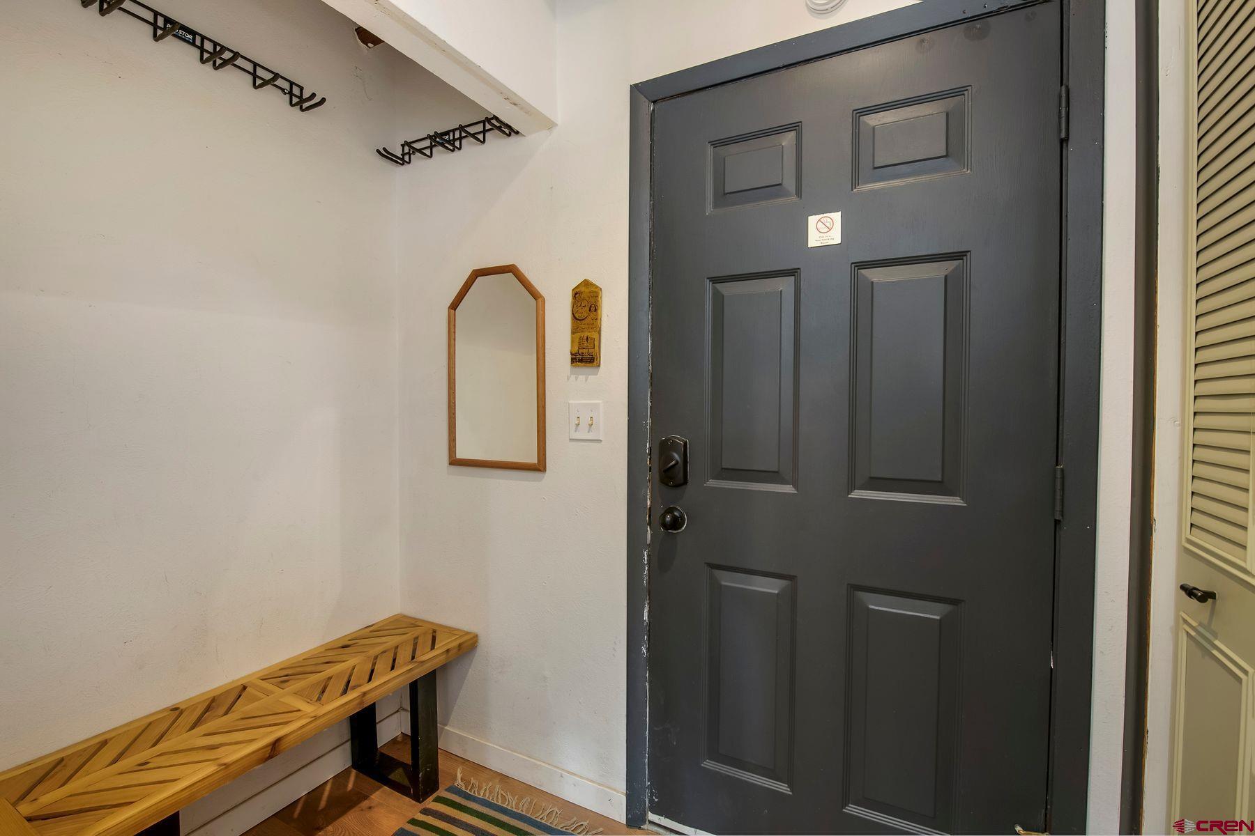 32 Hunter Hill Road, Unit B204 Crested Butte, CO 81225 - Photo 21 of 33 a bathroom with a sink and mirror