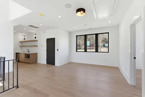 a view of kitchen and utility room
