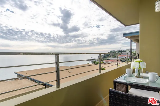 a view of a terrace with skyline