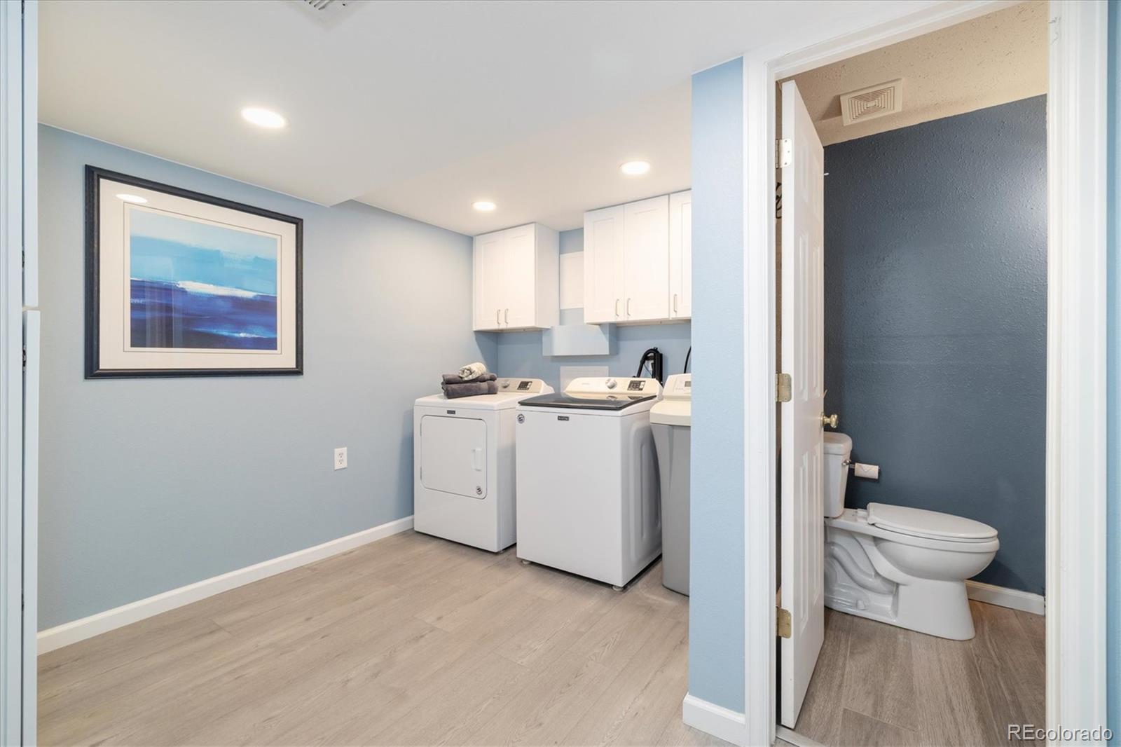 9823 South Castle Ridge Circle Highlands Ranch, CO 80129 - Photo 29 of 46 a room with storage and utility