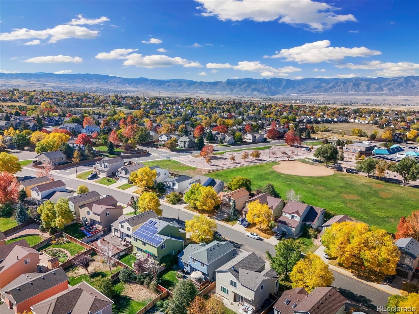 9823 South Castle Ridge Circle Highlands Ranch, CO 80129 - Photo 34 of 46 a view of a city