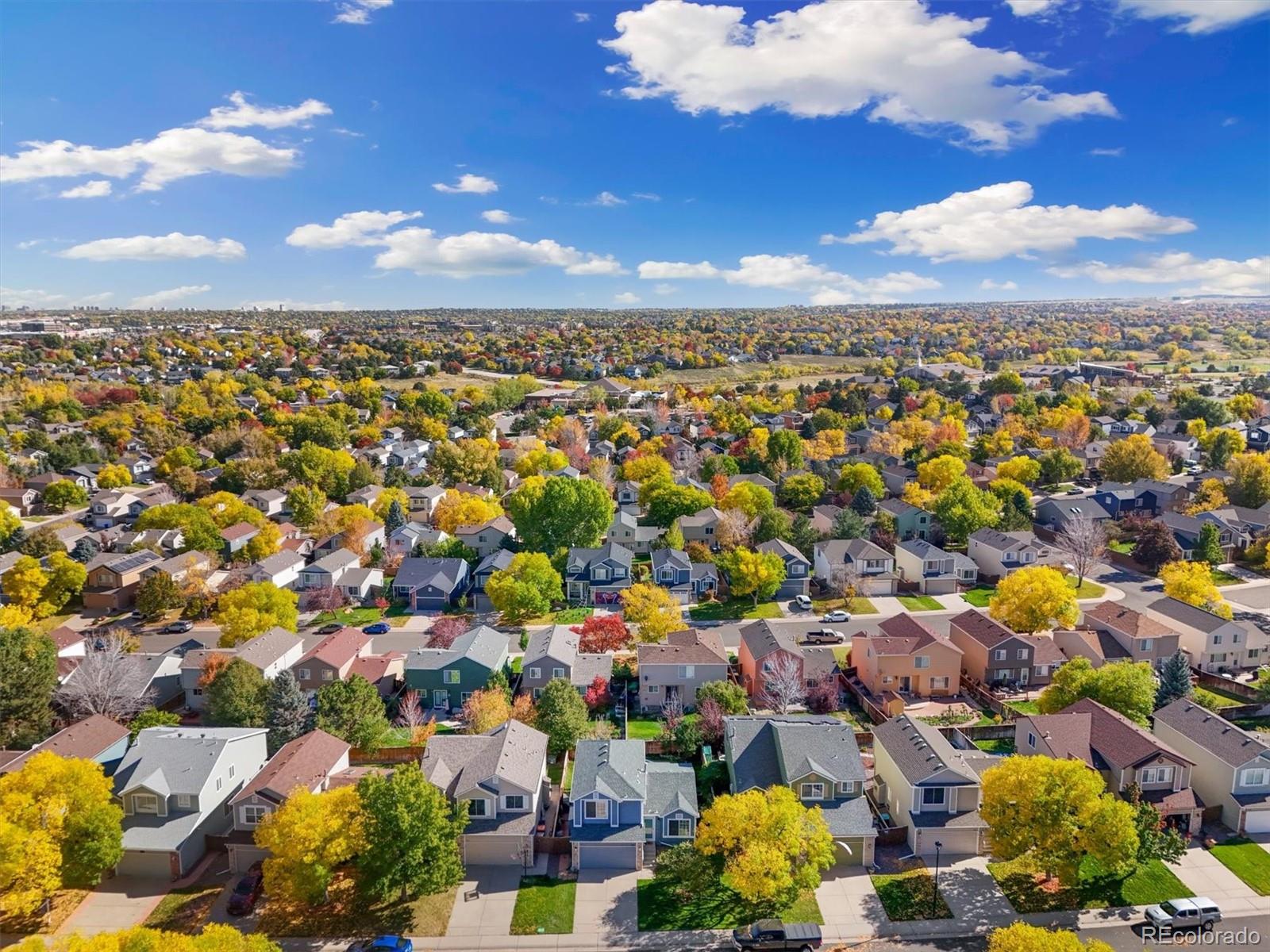 9823 South Castle Ridge Circle Highlands Ranch, CO 80129 - Photo 35 of 46 a view of a city