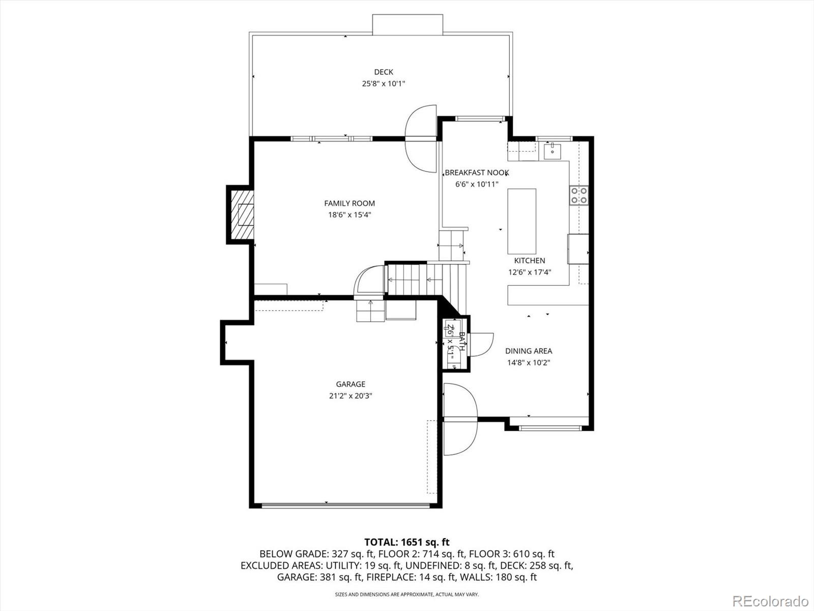 9823 South Castle Ridge Circle Highlands Ranch, CO 80129 - Photo 44 of 46 a picture of floor plan