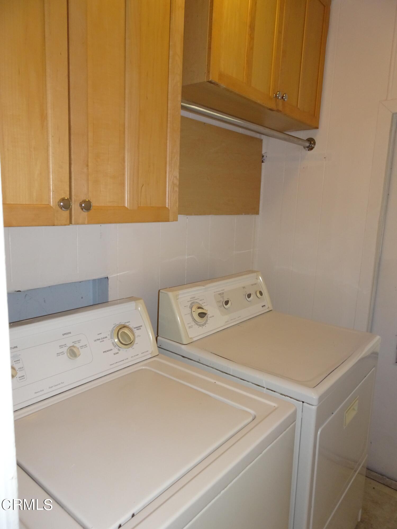 1225 South Rice Road, Unit 28 Ojai, CA 93023 - Photo 19 of 27 a close up view of washer and dryer