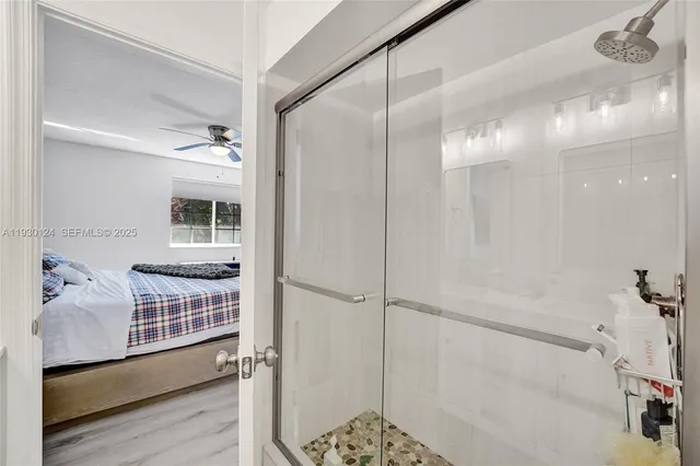 a workspace with furniture and a window