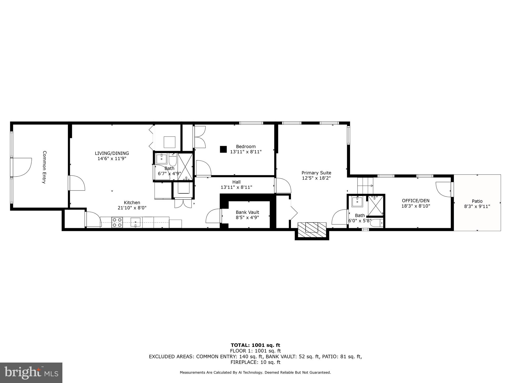 665 Washington Boulevard Baltimore, MD 21230 - Photo 21 of 21 a picture of a floor plan