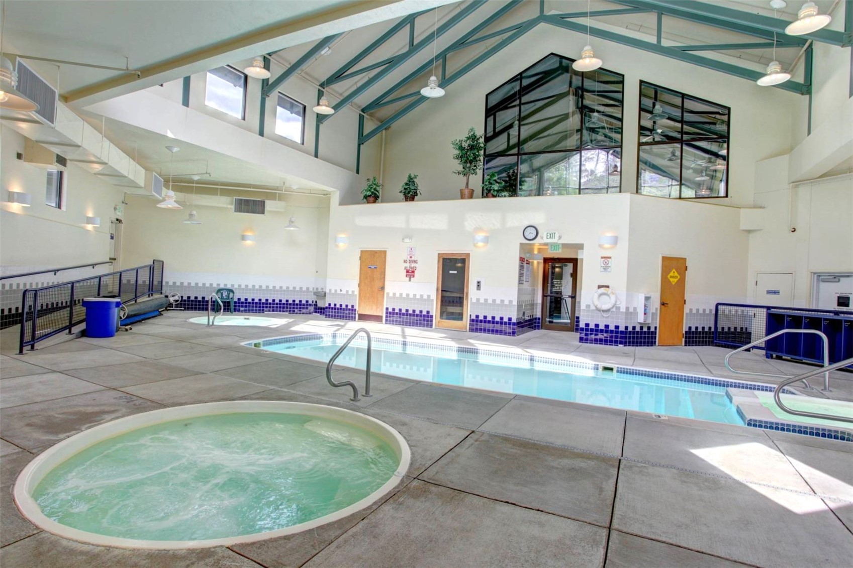 8500 Ryan Gulch Road, Unit 301 Silverthorne, CO 80498 - Photo 29 of 49 a view of a house with a garage