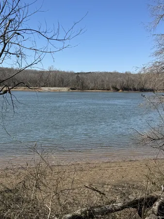 a view of lake and mountain