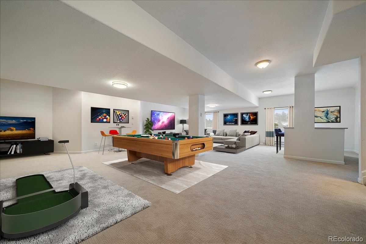 1305 South Grapevine Road Golden, CO 80401 - Photo 12 of 39 a living room with furniture and a flat screen tv