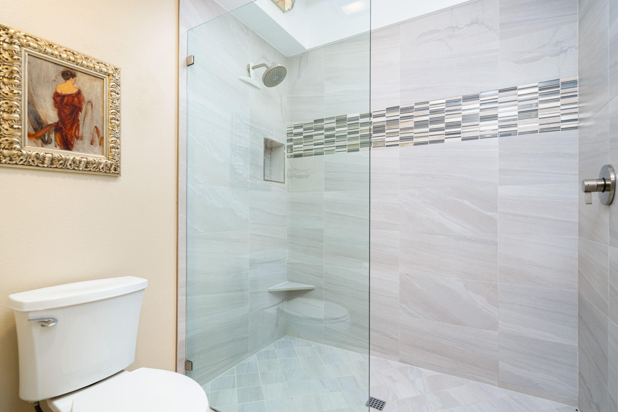 702 Inverness Drive Rancho Mirage, CA 92270 - Photo 35 of 49 a bathroom with a shower and toilet