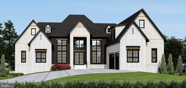 a front view of a house with a yard and porch