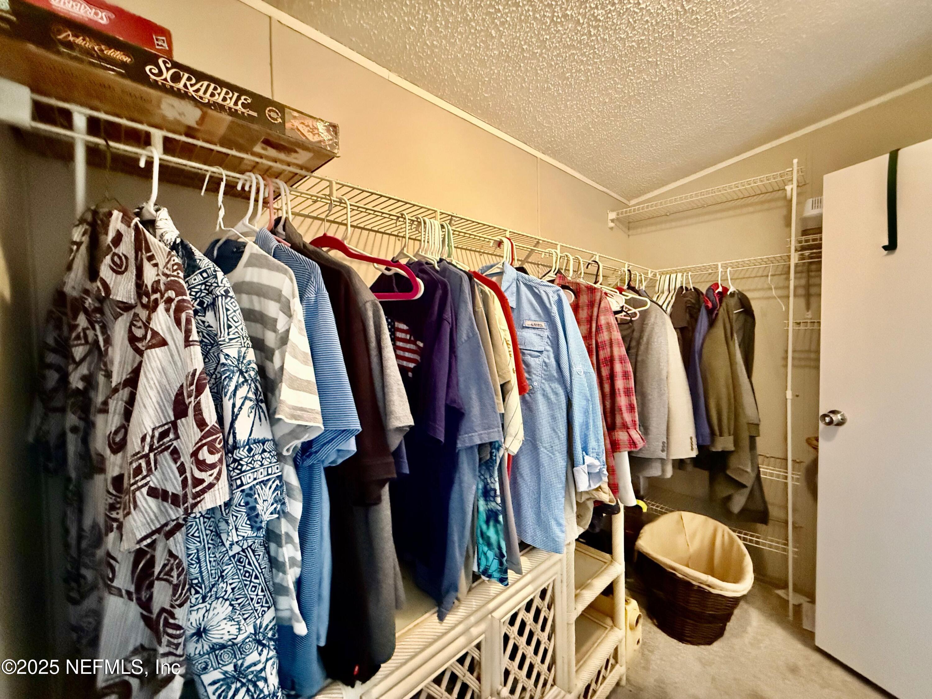 209 Dolphin Circle Middleburg, FL 32068 - Photo 11 of 20 a view of walk in closet with clothes and shoes