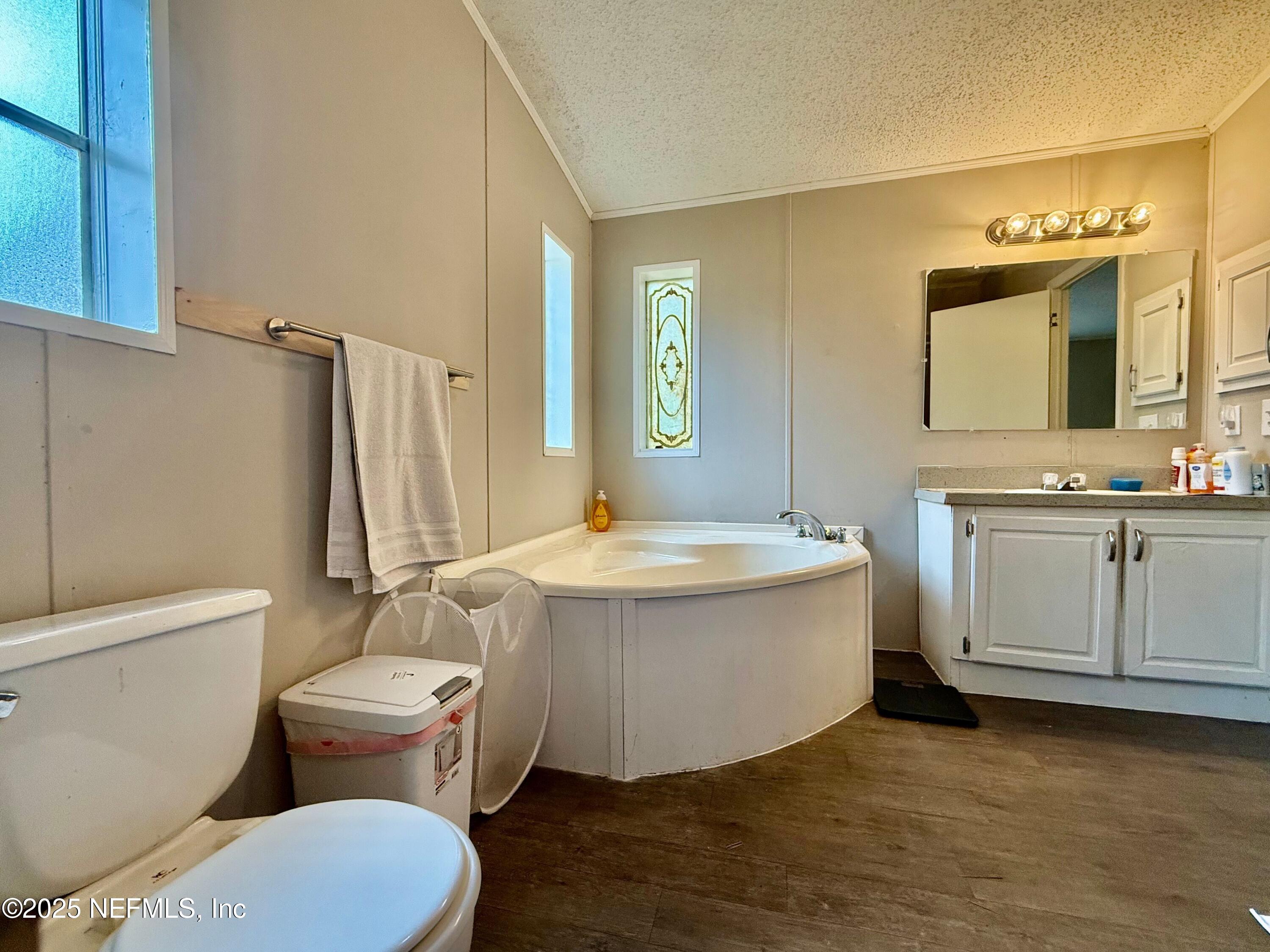 209 Dolphin Circle Middleburg, FL 32068 - Photo 12 of 20 a bathroom with a tub sink toilet and mirror