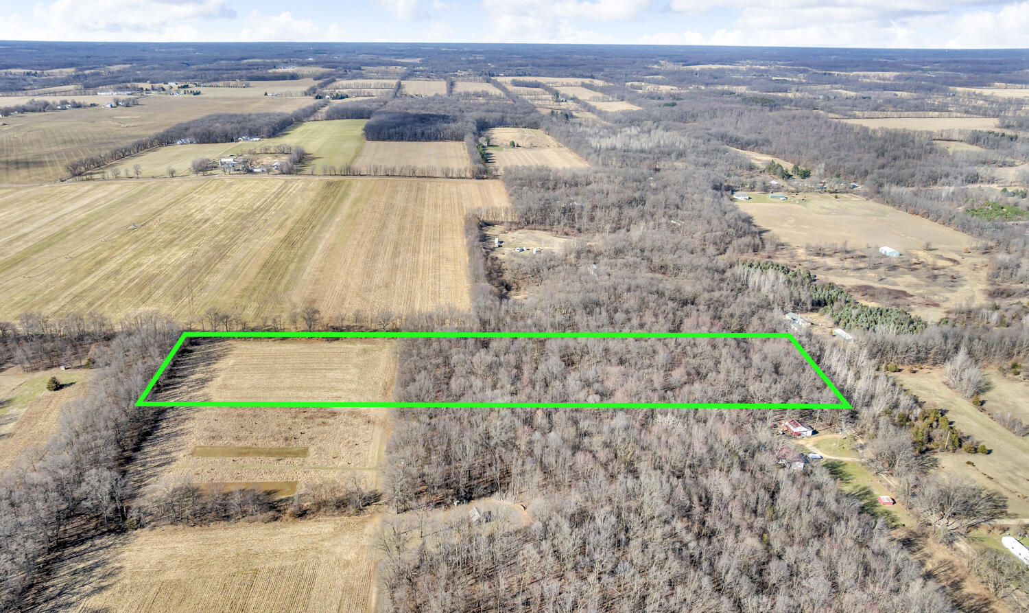 Vl Rowe Road Jonesville, MI 49250 - Photo 4 of 5 Rowe Rd Jonesville MI (VL - Aerials) - 4