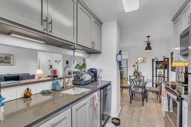 a room with storage and utility