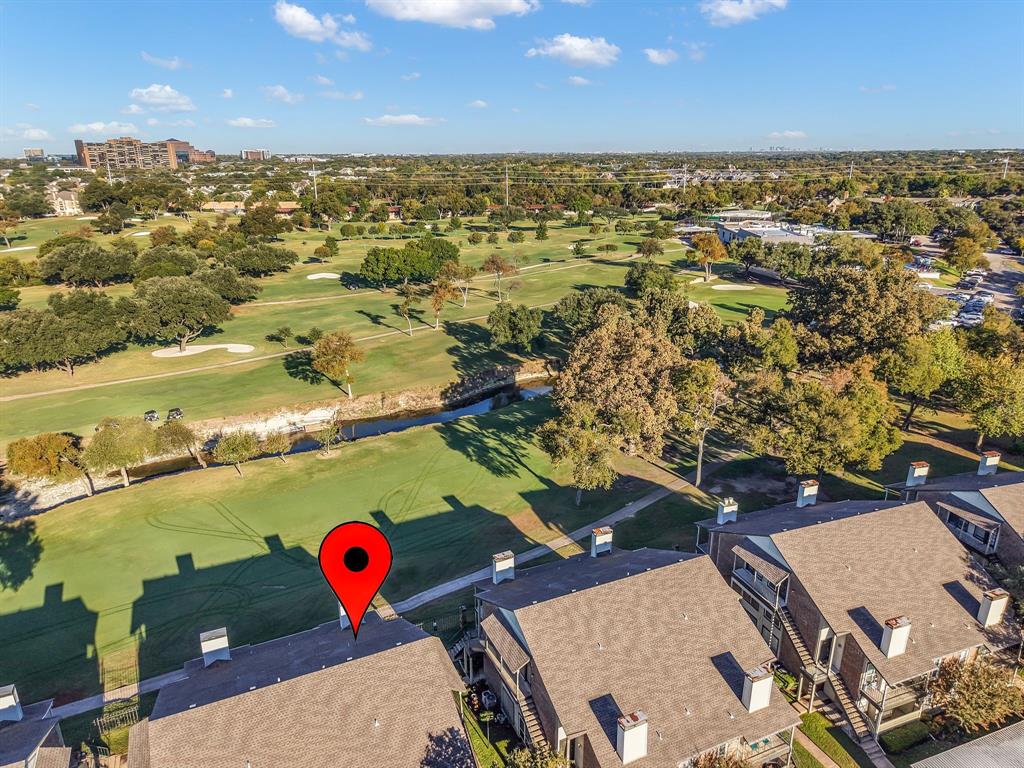 5981 Arapaho Road, Unit 1307 Dallas, TX 75248 - Photo 3 of 31 an aerial view of residential houses with outdoor space