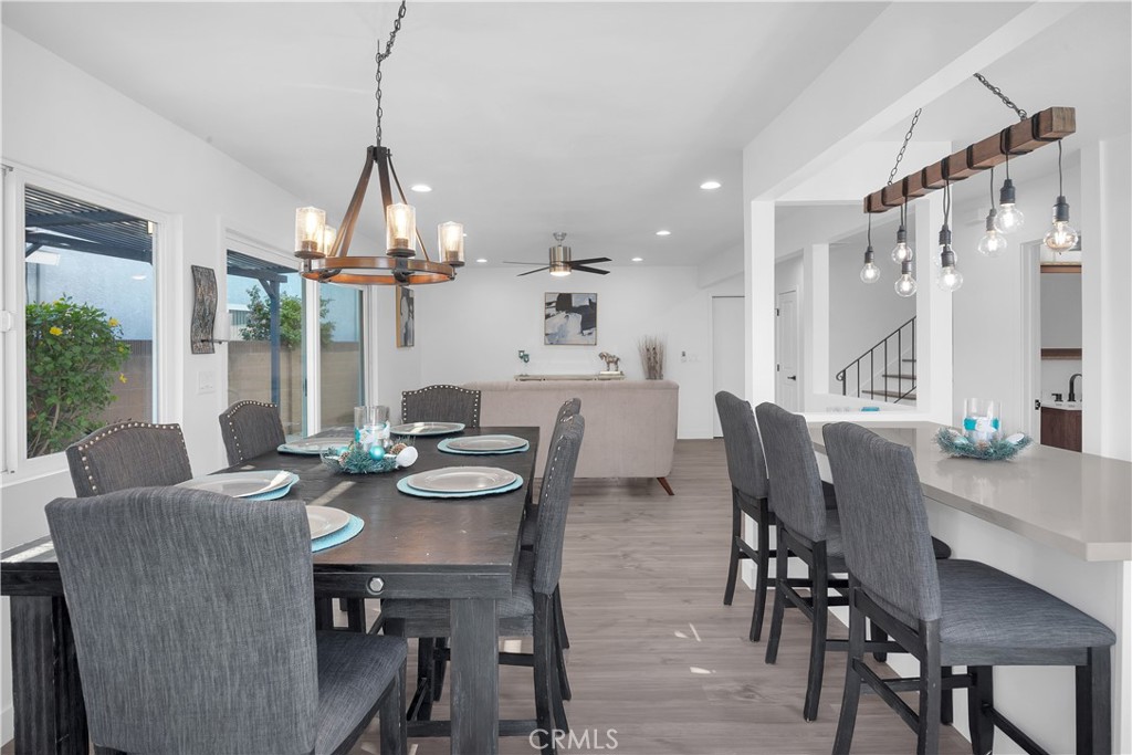 4312 Myra Avenue Cypress, CA 90630 - Photo 34 of 38 a view of a dining room with furniture window and outside view