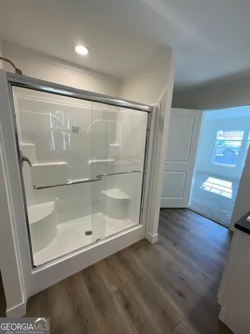 a view of a storage & utility room in closet