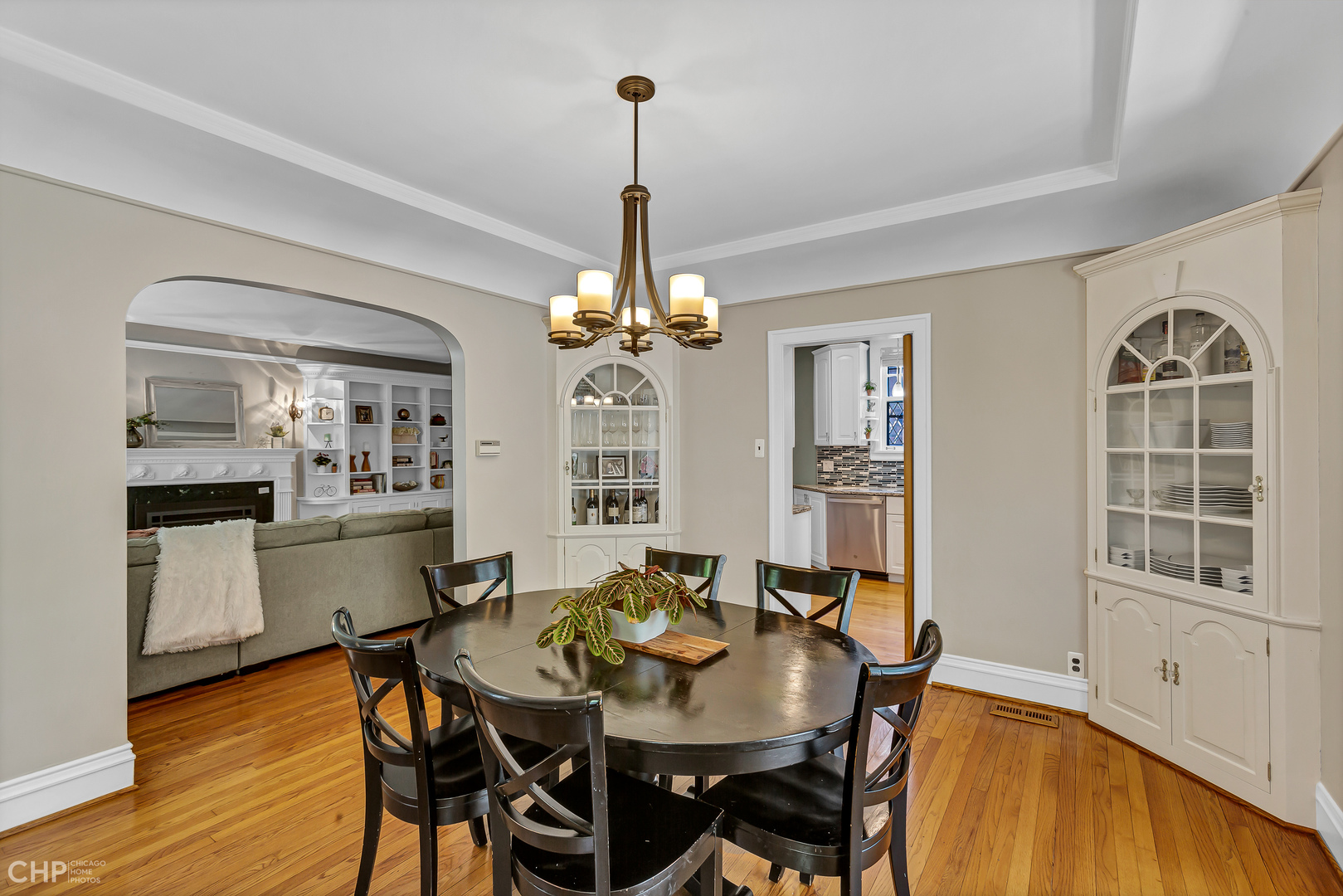 297 Scottswood Road Riverside, IL 60546 - Photo 13 of 29 a view of a dining room with furniture window and wooden floor