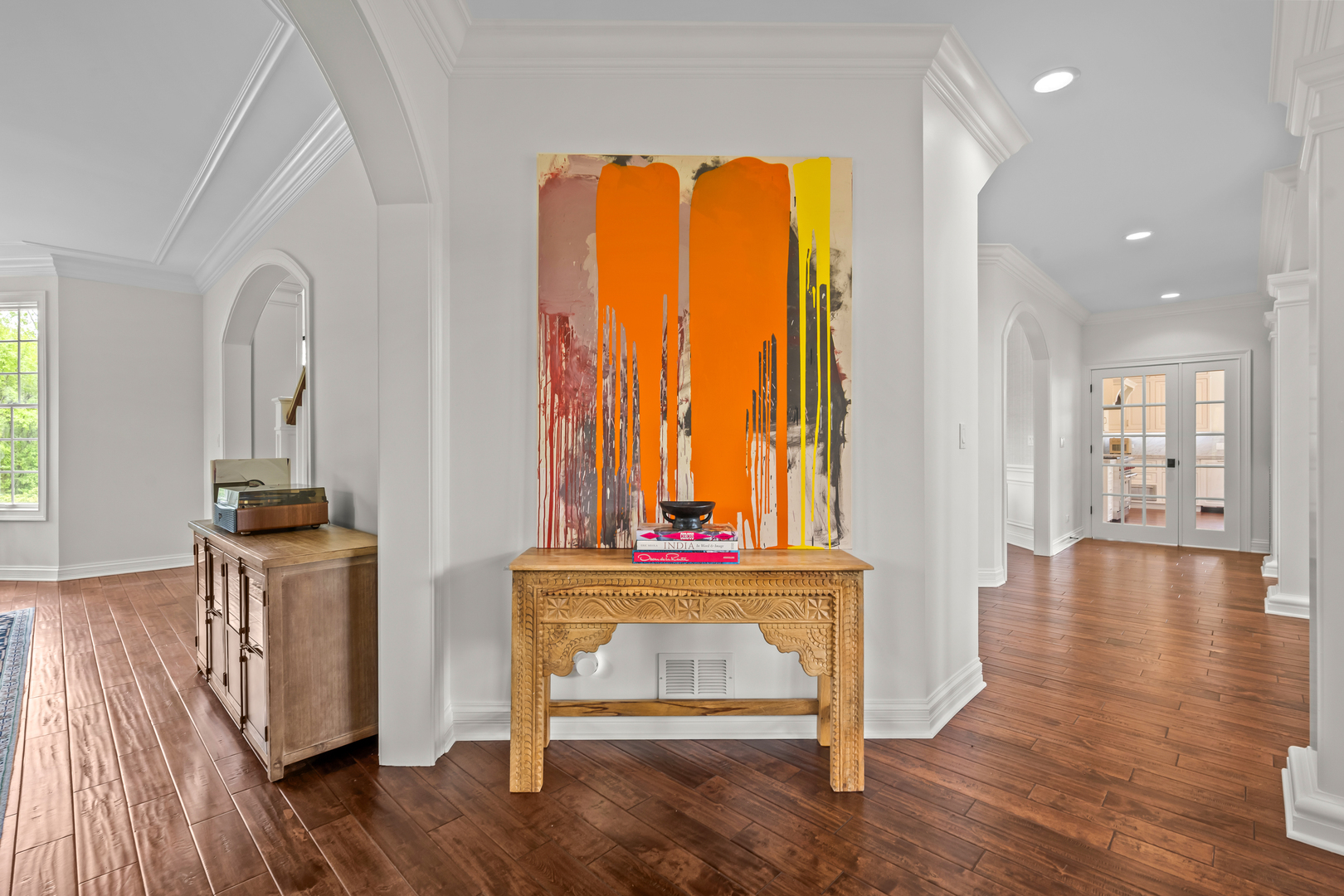 1230 Conway Road Lake Forest, IL 60045 - Photo 15 of 78 a view of front door and entryway with wooden floor