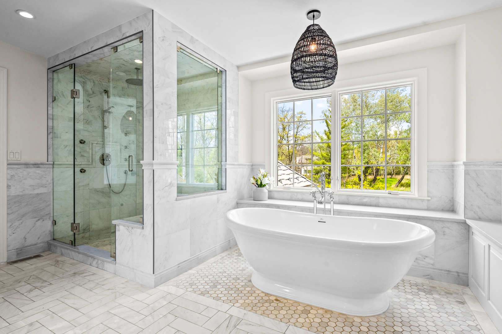1230 Conway Road Lake Forest, IL 60045 - Photo 40 of 78 a white bath tub sitting next to a window