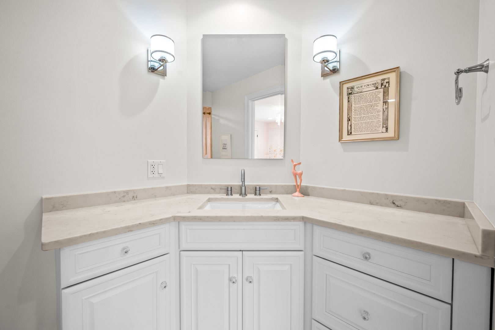 1230 Conway Road Lake Forest, IL 60045 - Photo 48 of 78 a bathroom with a sink and a mirror
