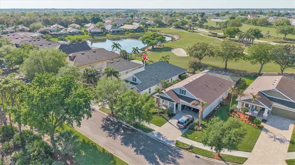 16424 Windsor Way Alva, FL 33920 - Photo 35 of 48 an aerial view of house with yard