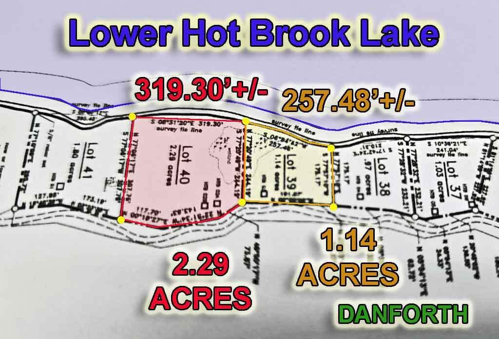 Lot 39 Woodland Ridge Road Danforth, ME 04424 - Photo 6 of 9 map-lake-lot-waterfront
