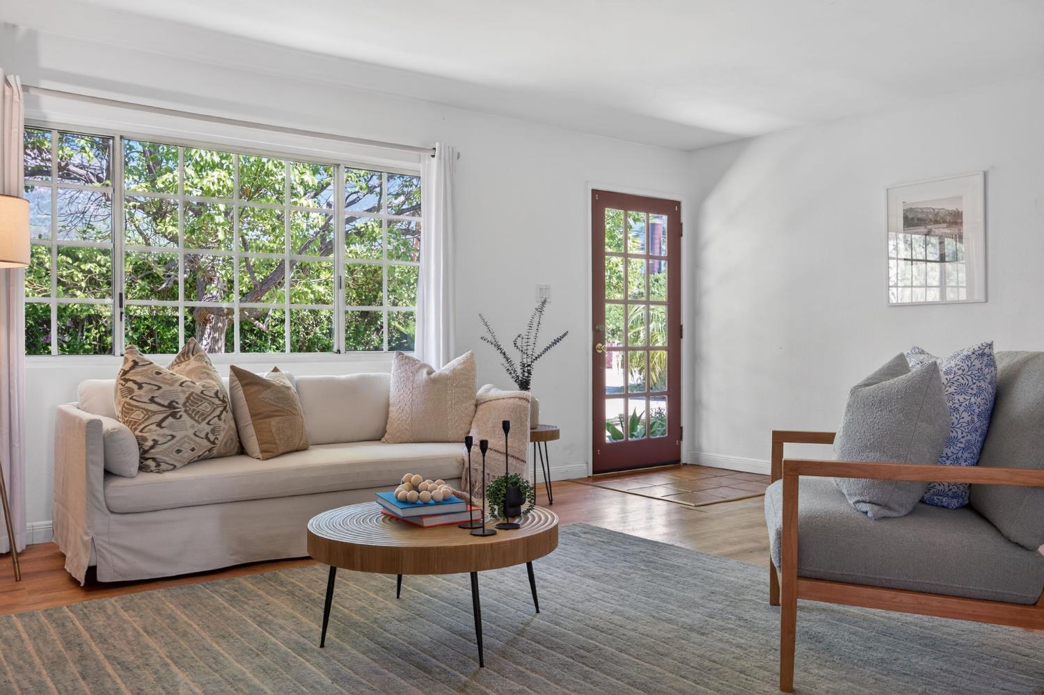 1054 Fairview Road Ojai, CA 93023 - Photo 13 of 33 a living room with furniture and a large window