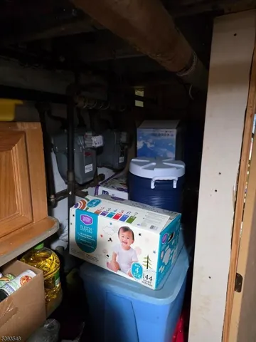 a view of storage and utility room