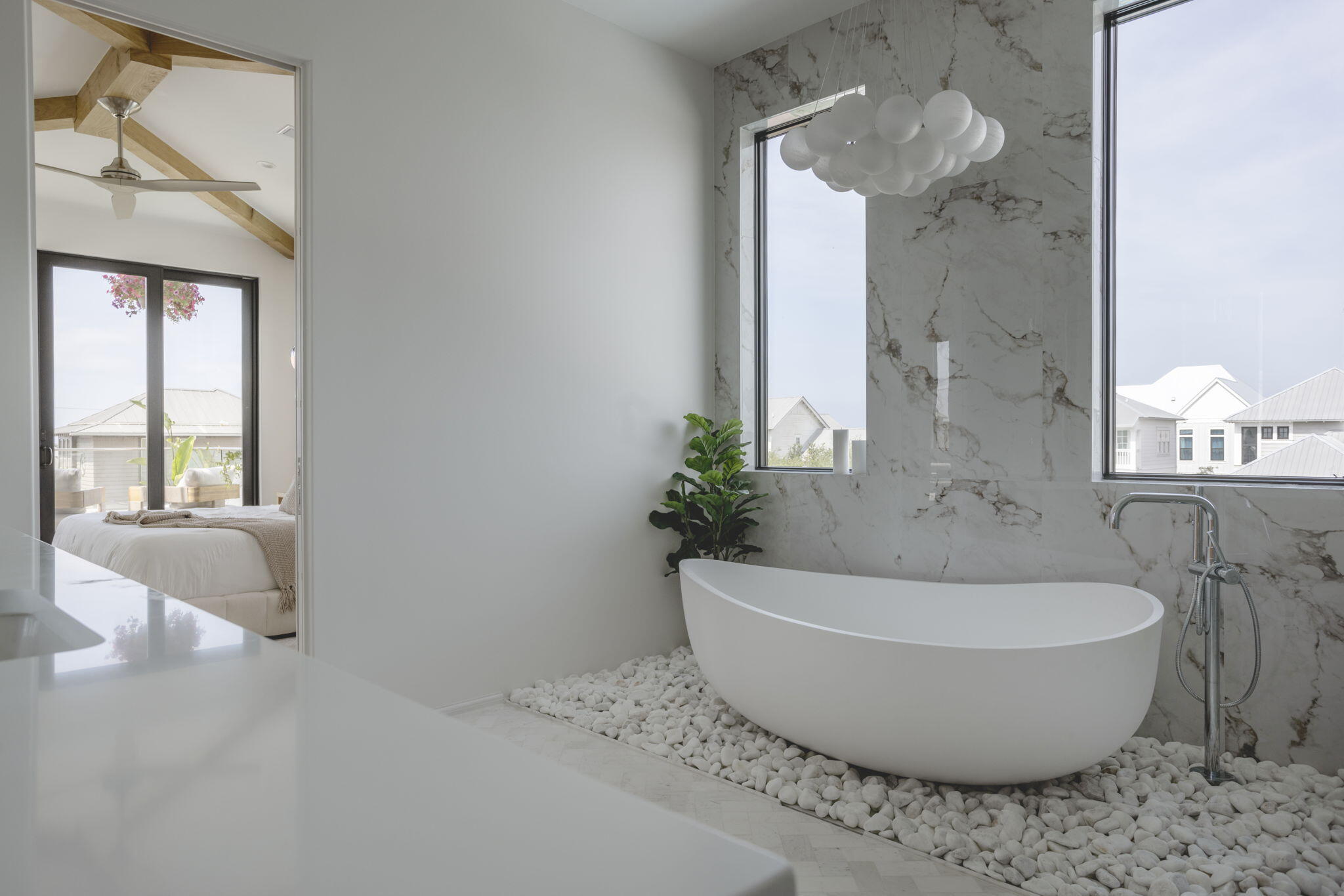 238 Sand Oaks Circle Santa Rosa Beach, FL 32459 - Photo 5 of 26 a white bath tub sitting in a bathroom