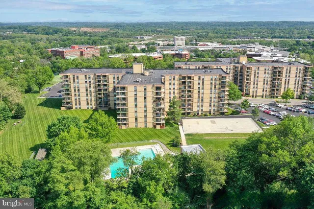 an empty room with windows and view