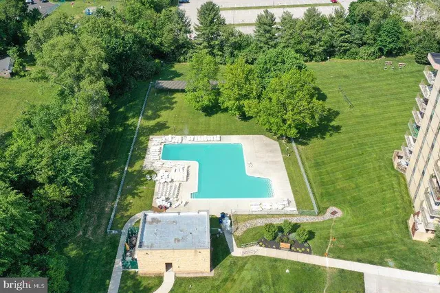 a view of a backyard with plants and lake view
