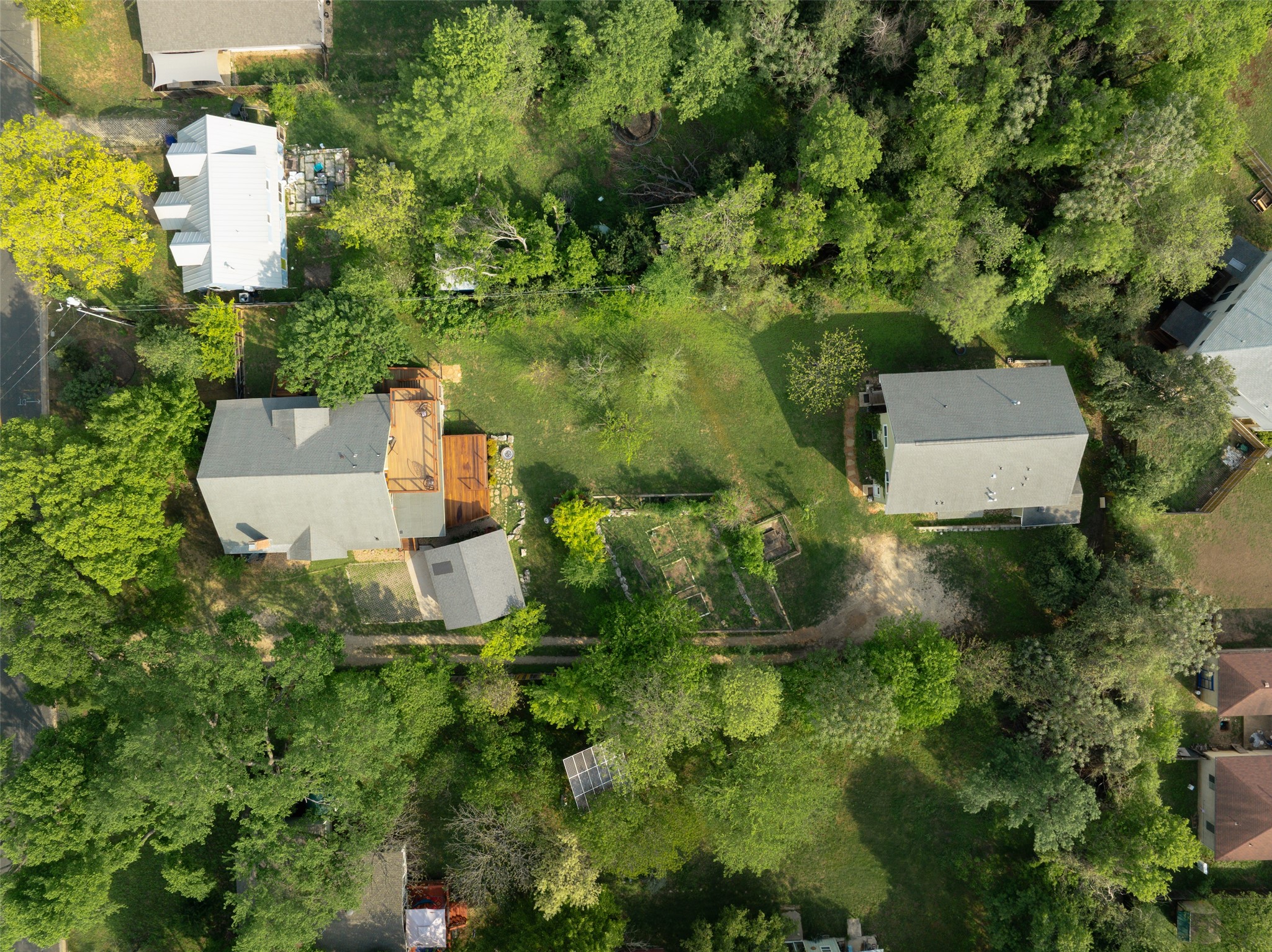 1917 Miles Avenue Austin, TX 78745 - Photo 34 of 39 an aerial view of a house with a yard
