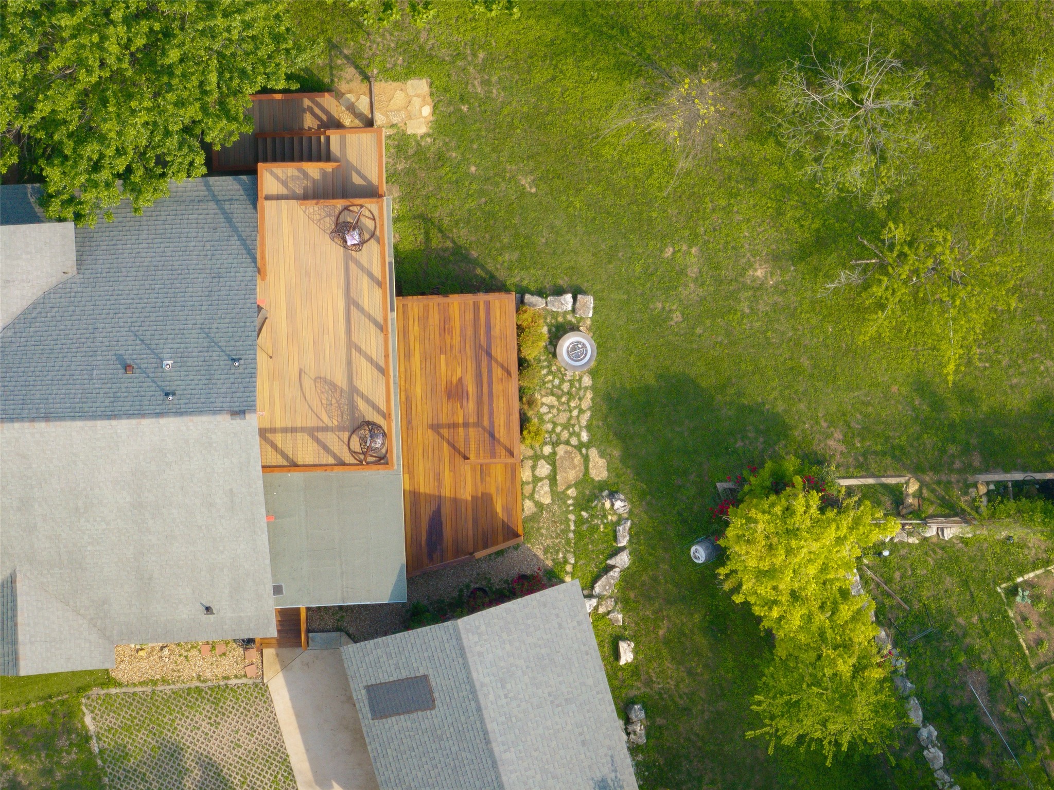 1917 Miles Avenue Austin, TX 78745 - Photo 36 of 39 an aerial view of residential house with pool and yard