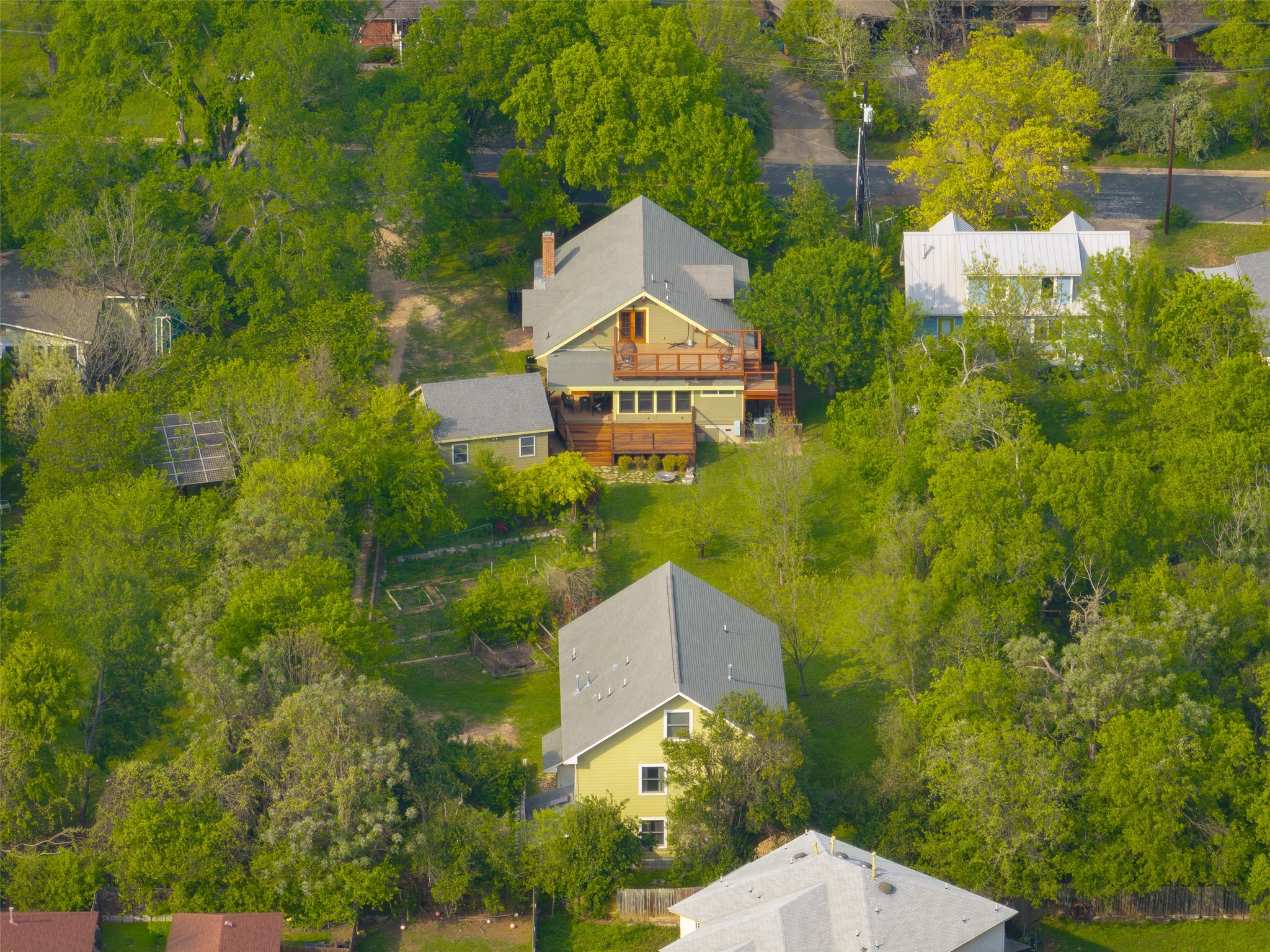 1917 Miles Avenue Austin, TX 78745 - Photo 38 of 39 an aerial view of a house