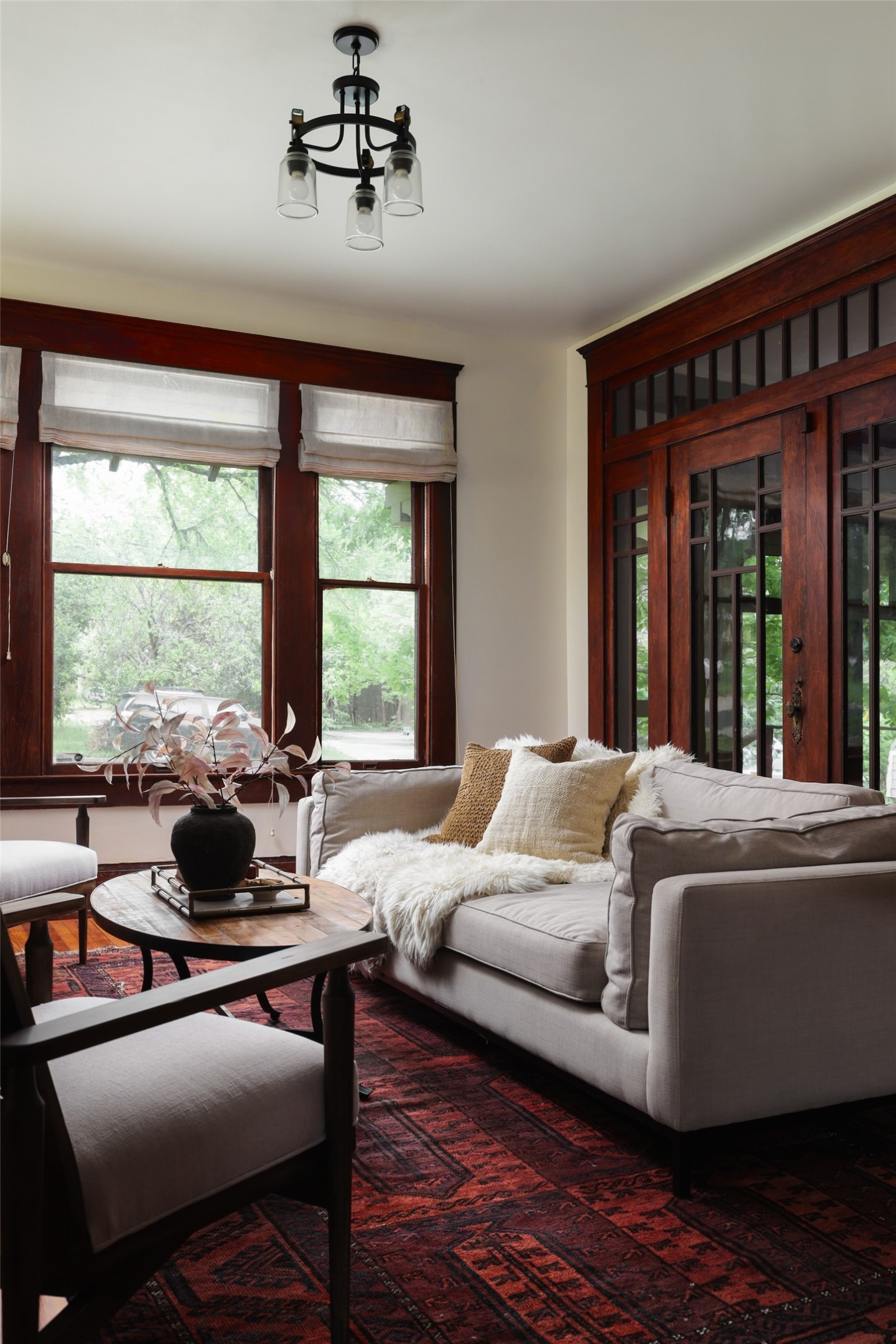 1917 Miles Avenue Austin, TX 78745 - Photo 6 of 39 a living room with furniture and floor to ceiling windows